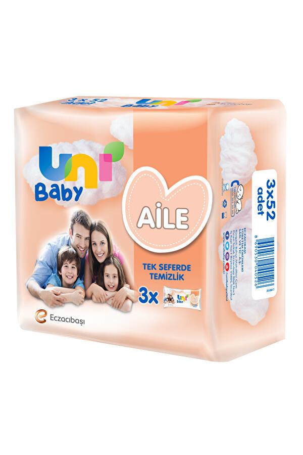 Uni BabyUni Baby Islak Mendil Aile Paketi 3x52 AdetUni Baby Islak Mendil Aile Paketi 52 Yaprak 3lü Fiyatı ve Özellikleri | Mutlufiyatlar