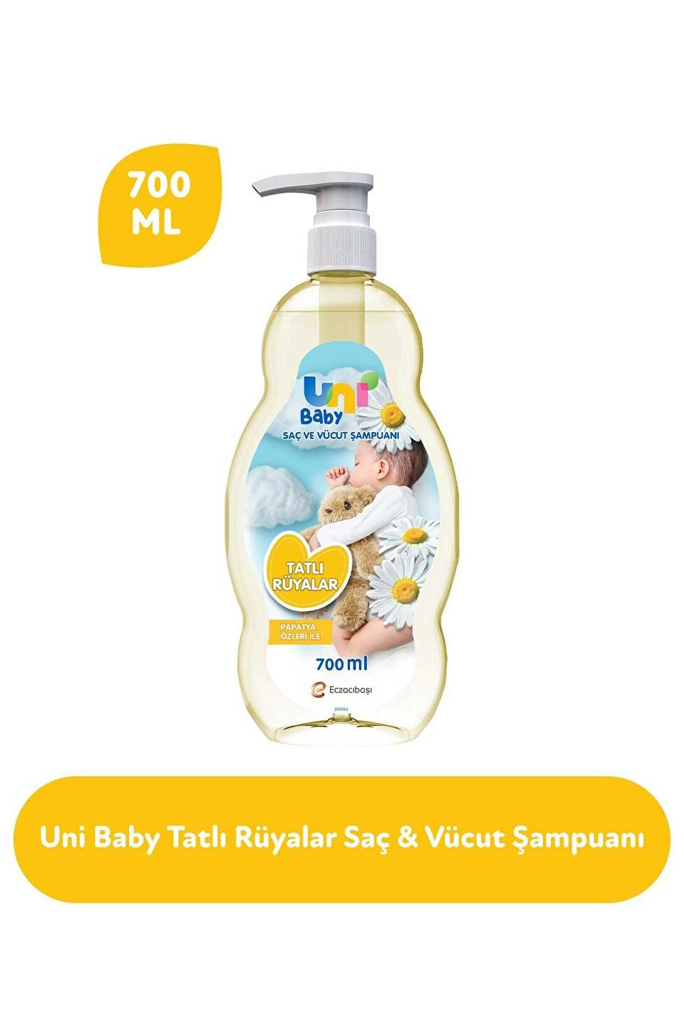 Uni BabyUni Baby Saç ve Vücut Şampuan 700 mlUni Baby Tatlı Rüyalar Şampuan 700 ml Fiyatı ve Özellikleri | Mutlufiyatlar