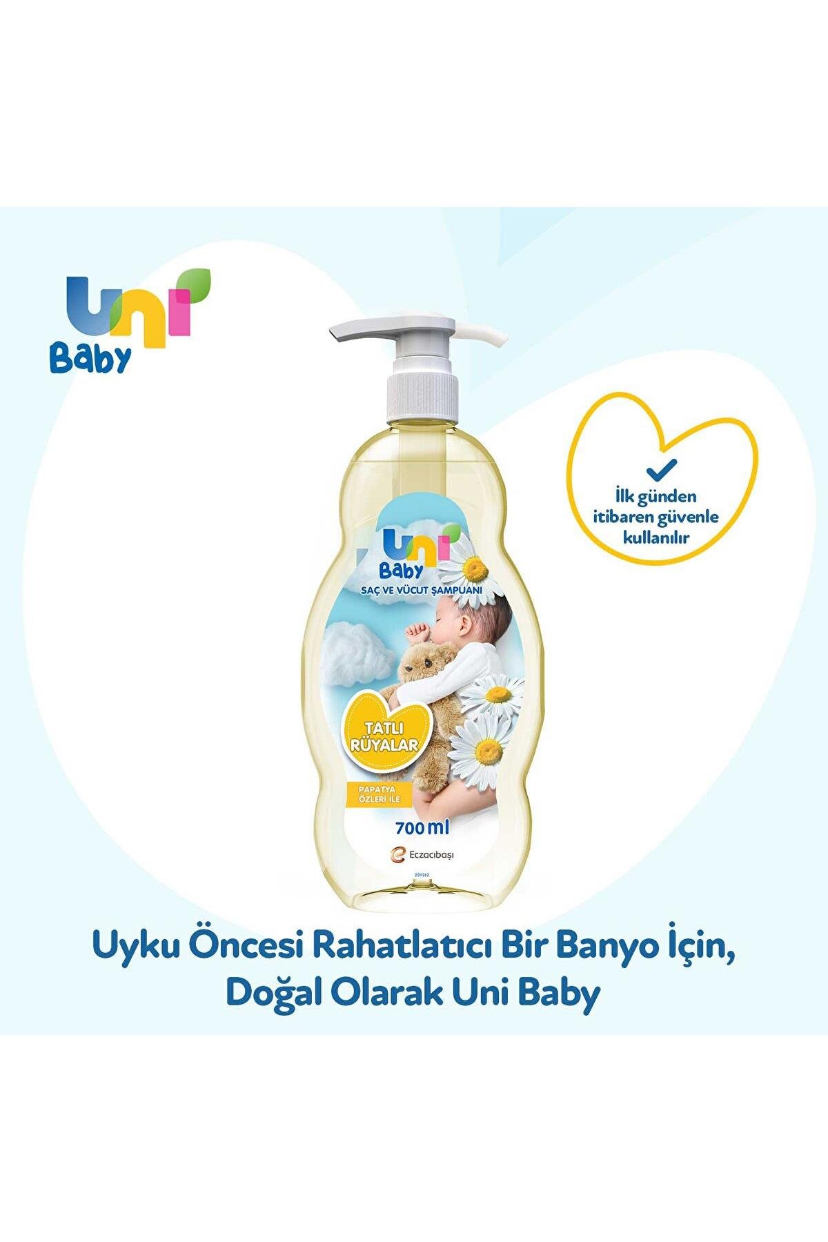 Uni BabyUni Baby Saç ve Vücut Şampuan 700 mlUni Baby Tatlı Rüyalar Şampuan 700 ml Fiyatı ve Özellikleri | Mutlufiyatlar