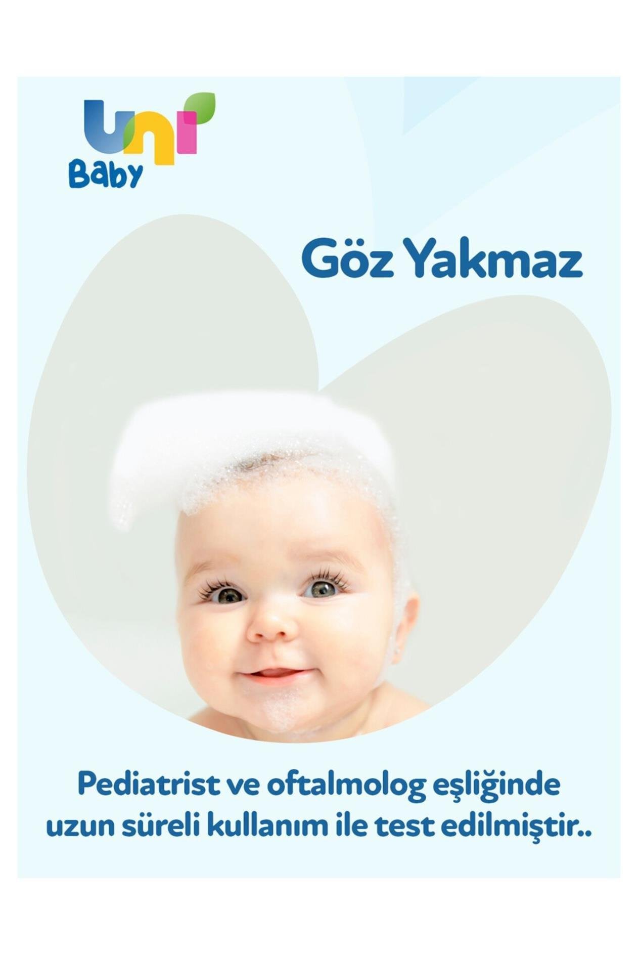 Uni BabyUni Baby Saç ve Vücut Şampuanı 500 ml 4'lüUni Baby Boyasız Şampuan 500 ml | Hızlı Kargo & Güvenli Alışveriş