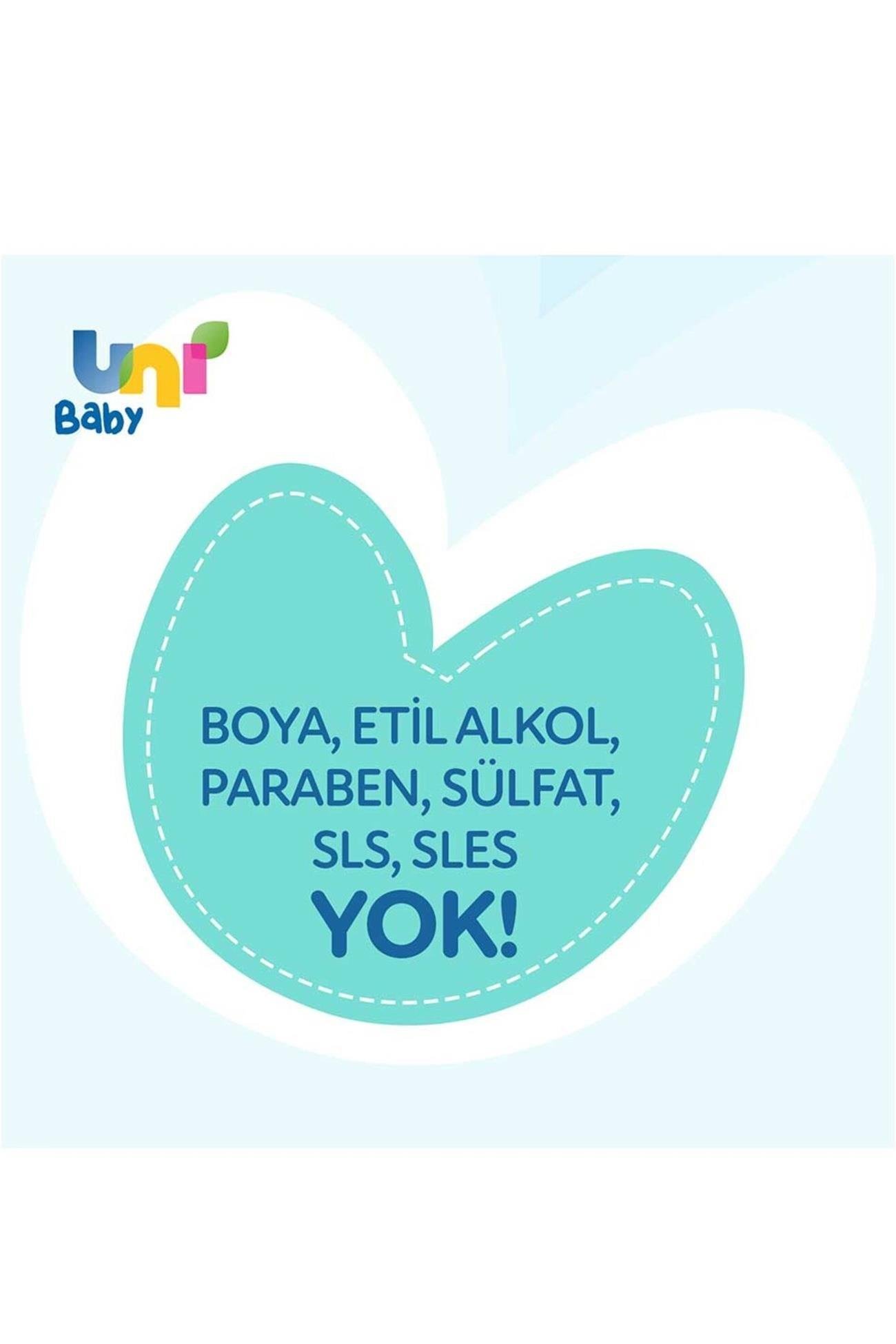 Uni BabyUni Baby Saç ve Vücut Şampuanı 500 ml 4'lüUni Baby Boyasız Şampuan 500 ml | Hızlı Kargo & Güvenli Alışveriş