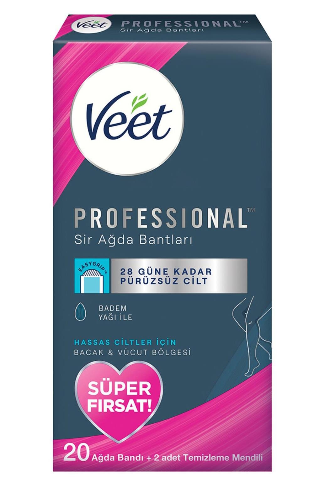 VeetVeet Professional Sir Ağda Bandı Hassas Ciltler İçin Bacak Ve Vücut Bölgesi 20 AdetVeet Hassas Ciltler İçin Sir Ağda Bandı 20li Fiyatı ve Özellikleri | Mutlufiyatlar