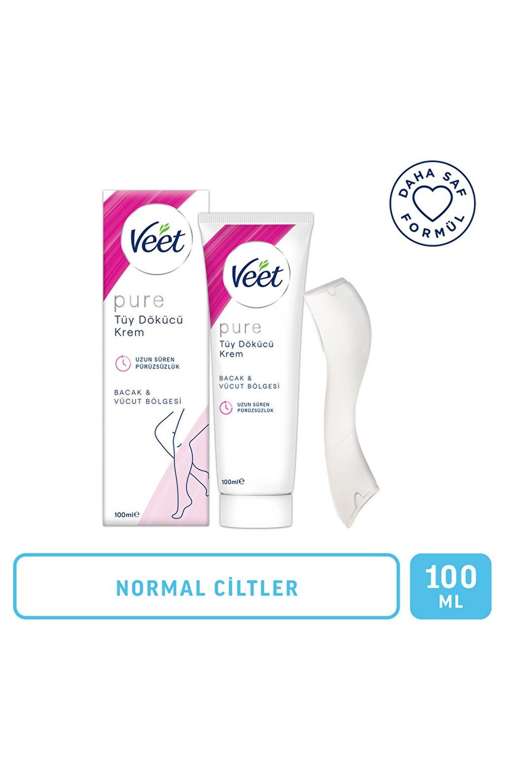VeetVeet Pure Tüy Dökücü Krem Normal Ciltler İçin Bacak ve Vücut Bölgesi  100 mlVeet Pure Tüy Dökücü Krem 100 ml Fiyatı ve Özellikleri | Mutlufiyatlar