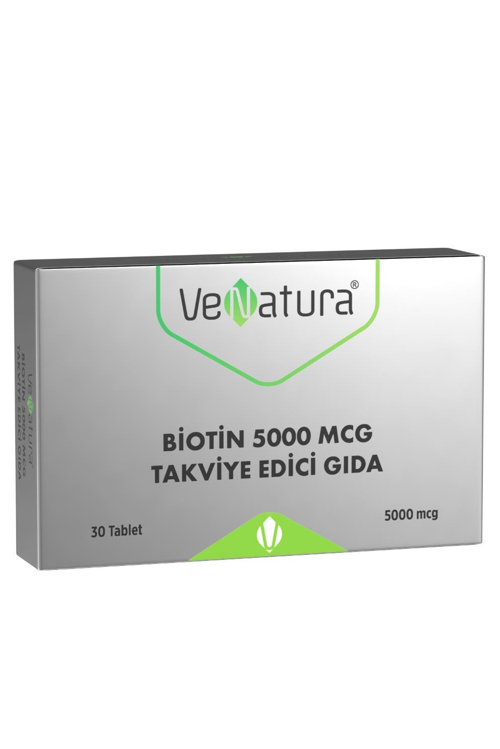 VenaturaVenatura Biotin 5000 mcg 30 TabletVenatura Biotin 5000 mcg 30 Tablet Fiyatı ve Özellikleri | Mutlufiyatlar