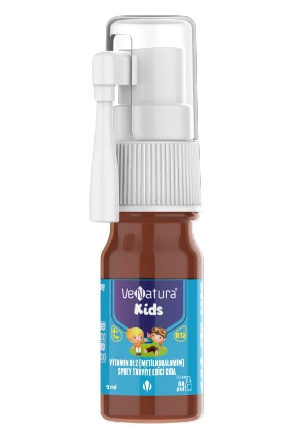 VenaturaVenatura Kids Vitamin B12 Sprey (Metilkobalamin) 5 ml 60 PufVenatura Kids Metilkobalamin Sprey 5 ml 60 Puff Fiyatı ve Özellikleri | Mutlufiyatlar