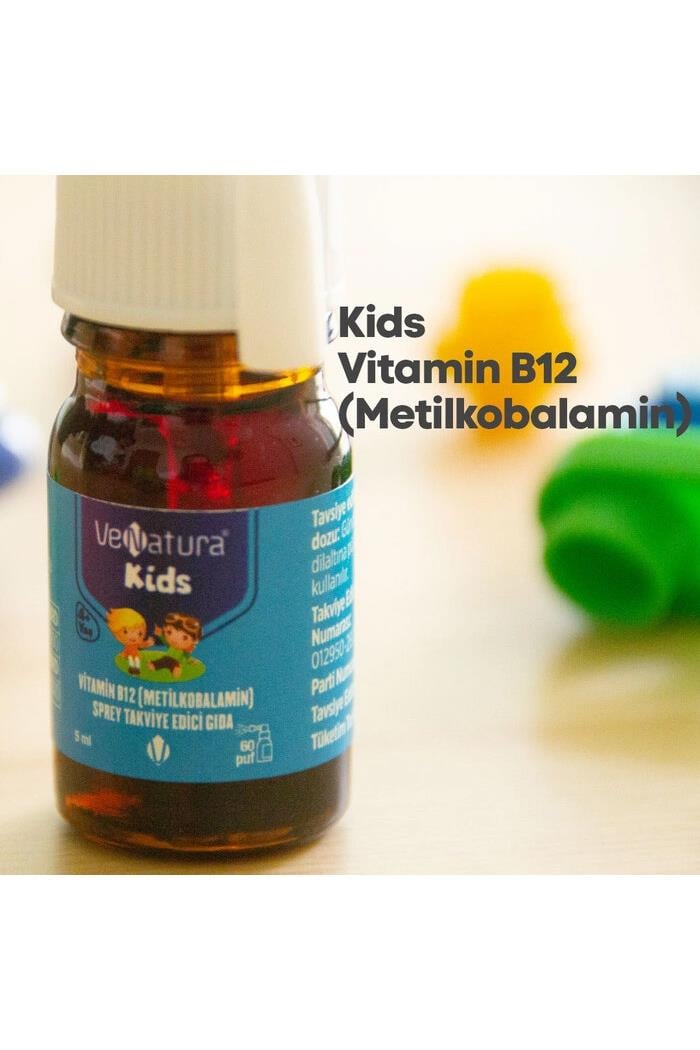 VenaturaVenatura Kids Vitamin B12 Sprey (Metilkobalamin) 5 ml 60 PufVenatura Kids Metilkobalamin Sprey 5 ml 60 Puff Fiyatı ve Özellikleri | Mutlufiyatlar