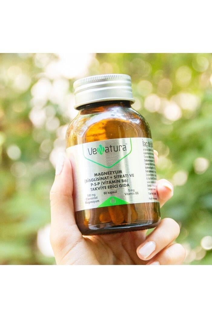 VenaturaVeNatura Magnezyum (Bisglisinat+Sitrat) ve P5P (Vitamin B6) 60 Kapsül 3'lüVeNatura Magnezyum (Bisglisinat+Sitrat) ve P5P (Vitamin B6) 60 Kapsül Fiyatı ve Özellikleri | Mutlufiyatlar