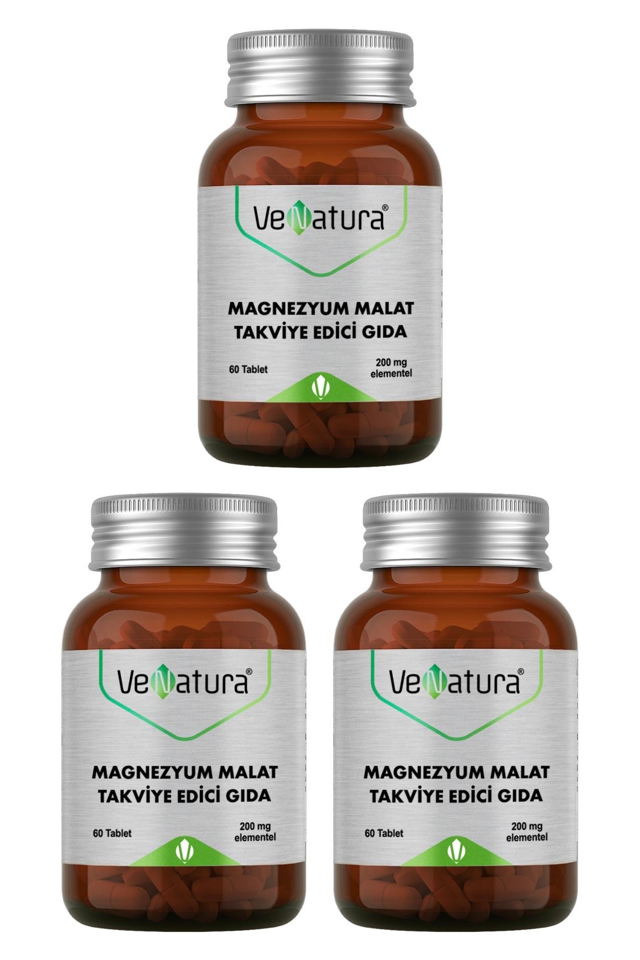 VenaturaVenatura Magnezyum Malat Takviye Edici Gıda 60 Tablet 3'lüVenatura Magnezyum Malat 60 Tablet Fiyatı ve Özellikleri | Mutlufiyatlar