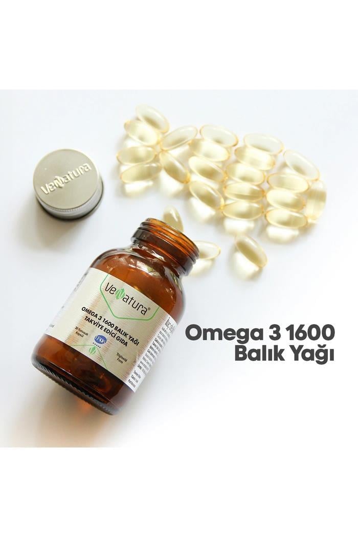 VenaturaVenatura Omega 3 1600 Balık Yağı 30 Yumuşak Kapsül 2'liVenatura Omega-3 1600 mg 30 Kapsül Fiyatı ve Özellikleri | Mutlufiyatlar