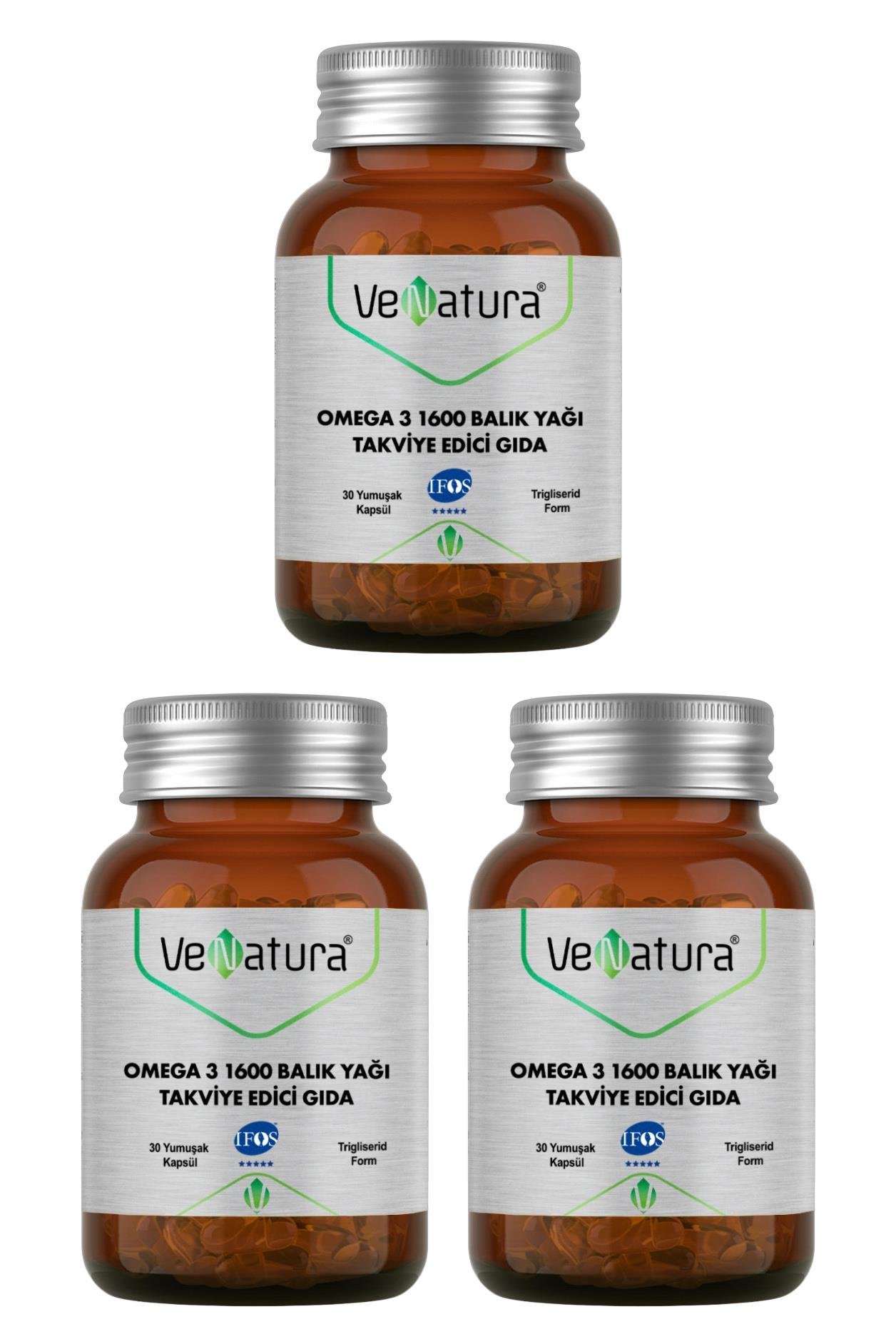 VenaturaVenatura Omega 3 1600 Balık Yağı 30 Yumuşak Kapsül 3'lüVenatura Omega-3 1600 mg 30 Kapsül Fiyatı ve Özellikleri | Mutlufiyatlar