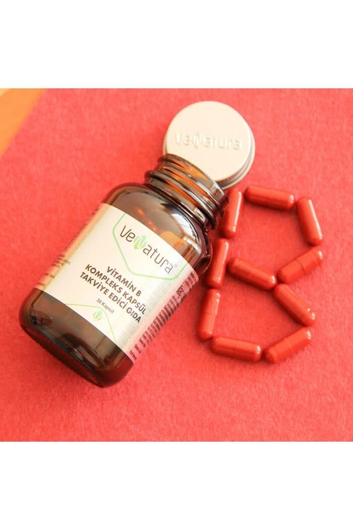 VenaturaVeNatura Vitamin B Kompleks 30 KapsülVeNatura B Kompleks 30 Kapsül | Enerji ve Sinir Sistemi Desteği