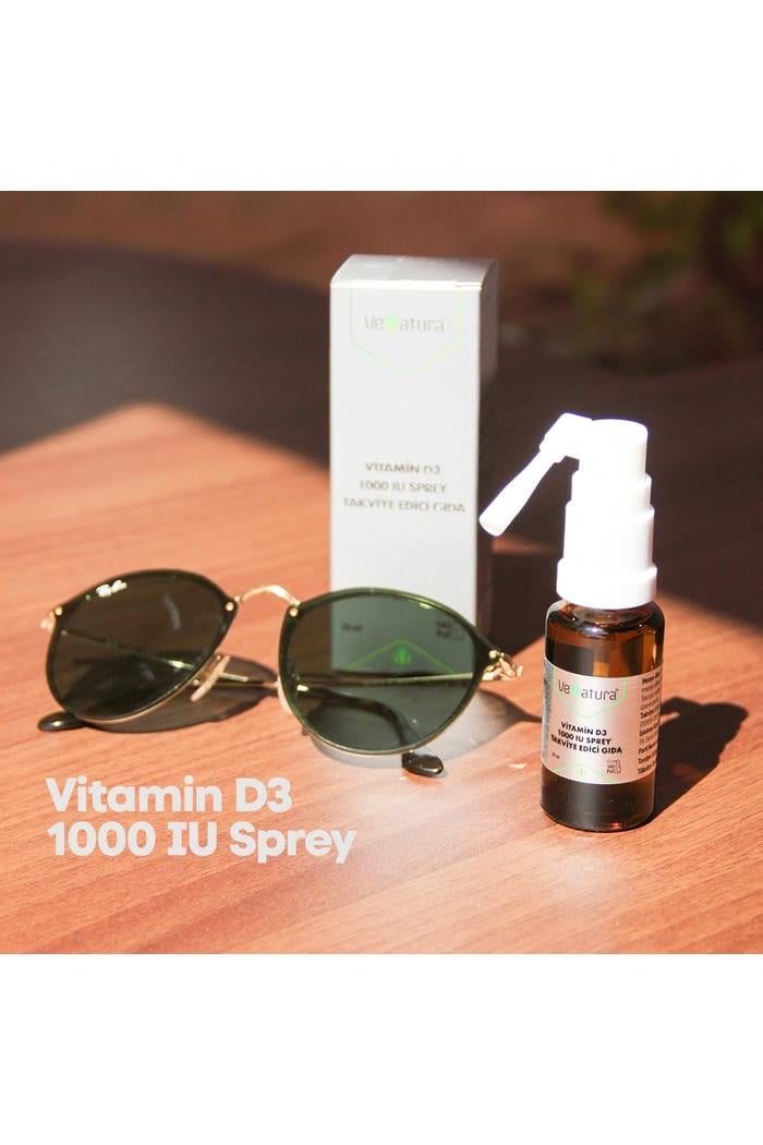 VenaturaVeNatura Vitamin D3 1000 IU Sprey 20 mlVeNatura D3 Vitamini Sprey 1000 IU | Bağışıklık Güçlendirici