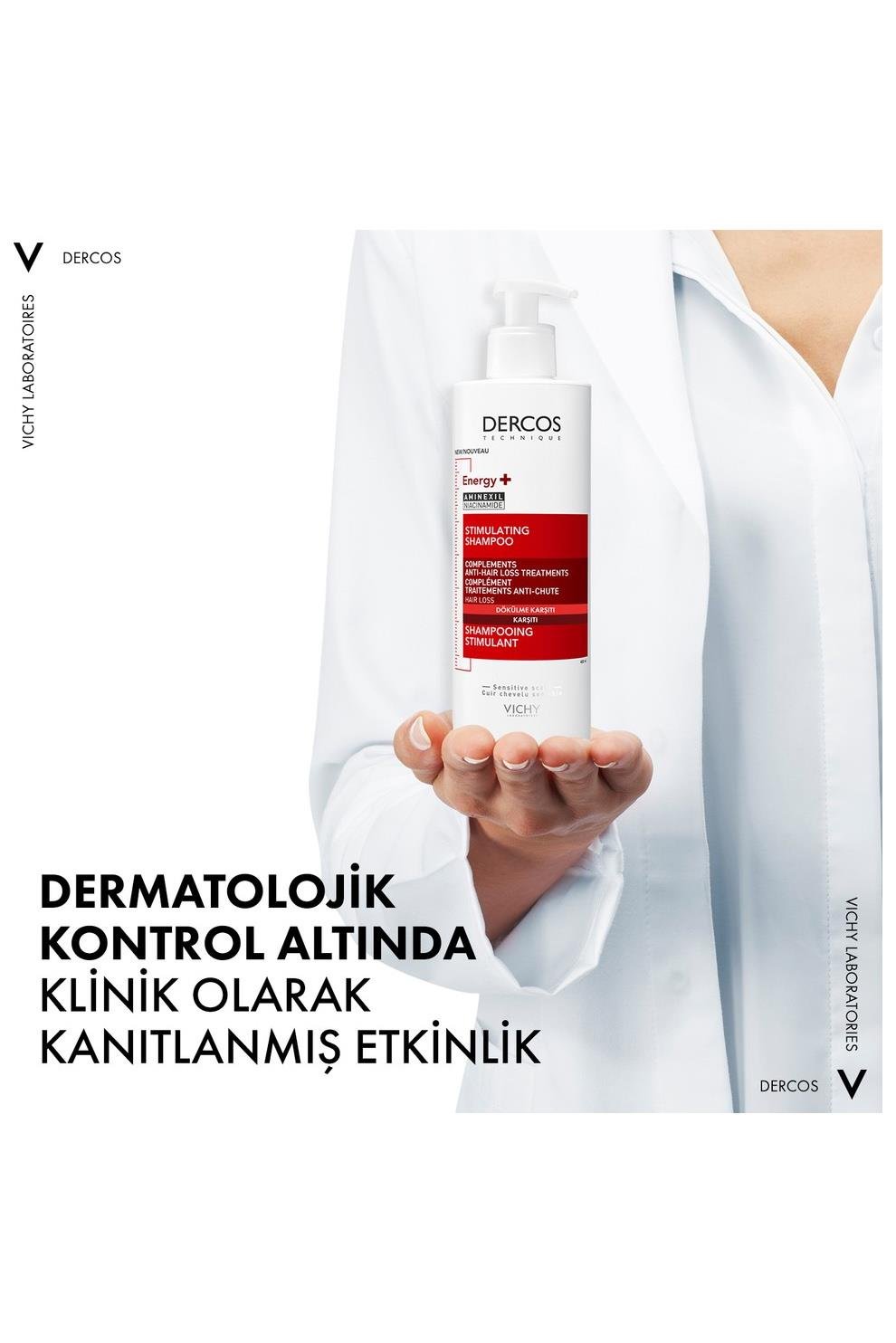 VichyVichy Dercos Energisant Saç Şampuanı 400 ml Vichy Dercos Energisant 400 ml | Saç Dökülmesine Karşı Bakım