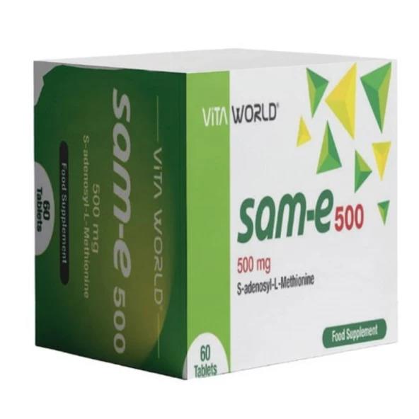 Vita WorldVita World Sam-E 500 mg 60 TabletVita World Sam-E 500 mg 60 Tablet Fiyatı ve Özellikleri