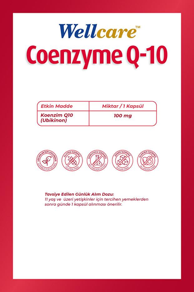 WellcareWellcare Coenzyme Q10 100 mg 30 KapsülWellcare Coenzyme Q-10 100 mg 30 Kapsül Fiyatı ve Özellikleri | Mutlufiyatlar