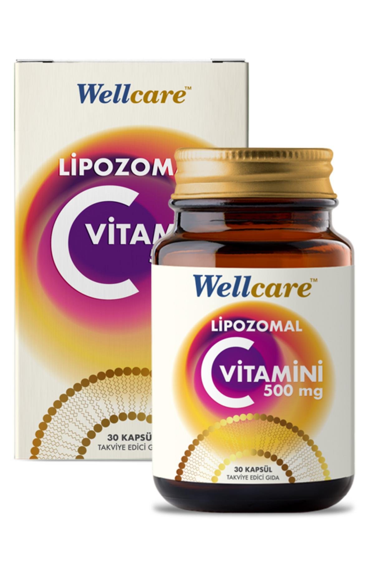 WellcareWellcare Liposomal Vitamin C 30 KapsülWellcare Liposomal C Vitamini | Yüksek Emilim, Güçlü Destek