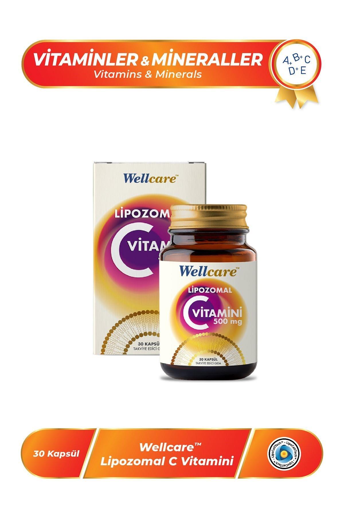WellcareWellcare Liposomal Vitamin C 30 KapsülWellcare Liposomal C Vitamini | Yüksek Emilim, Güçlü Destek