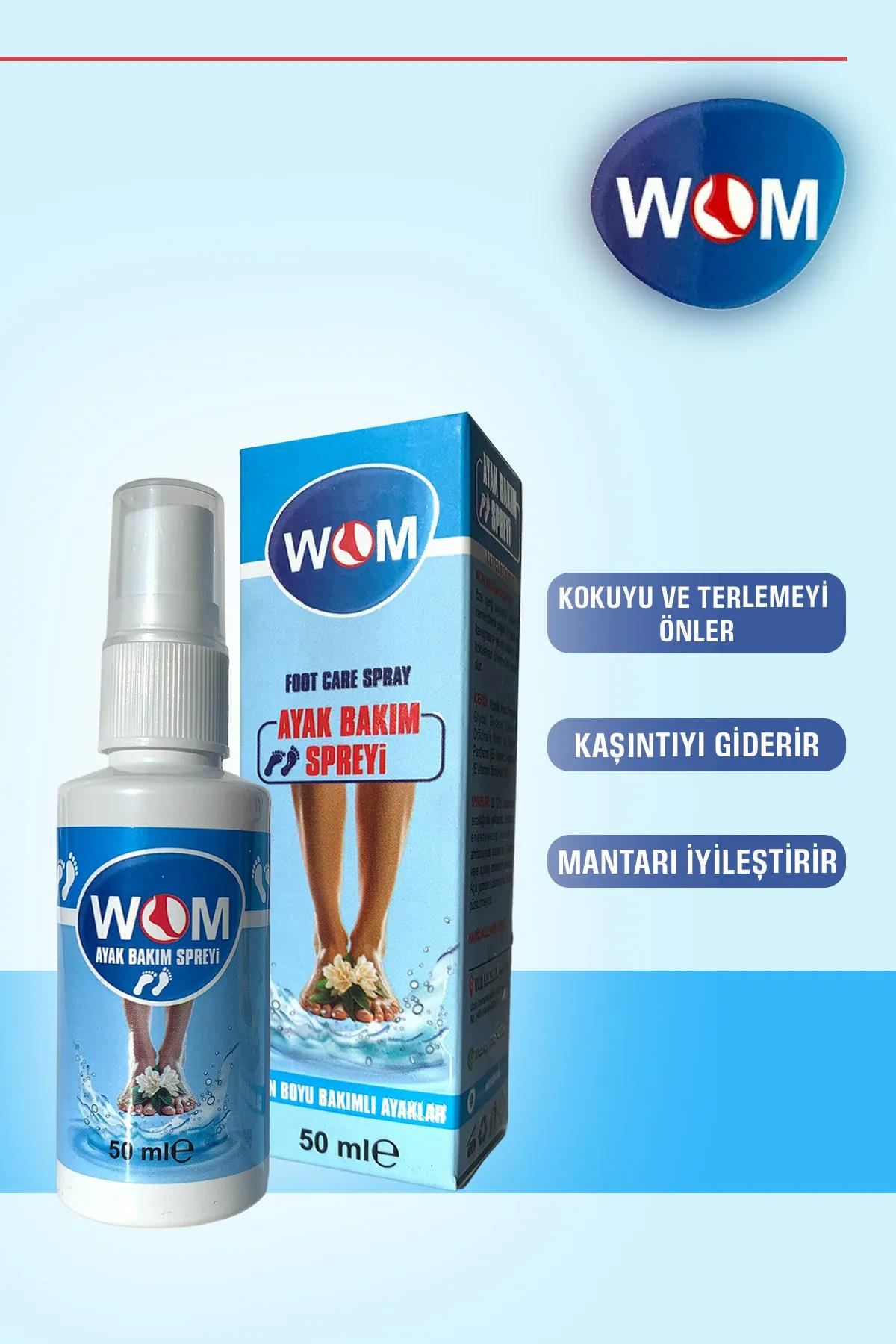 WomWom Ayak Bakım Spreyi 50 mlWom Ayak Bakım Spreyi 50 ml Fiyatı ve Özellikleri | Mutlufiyatlar