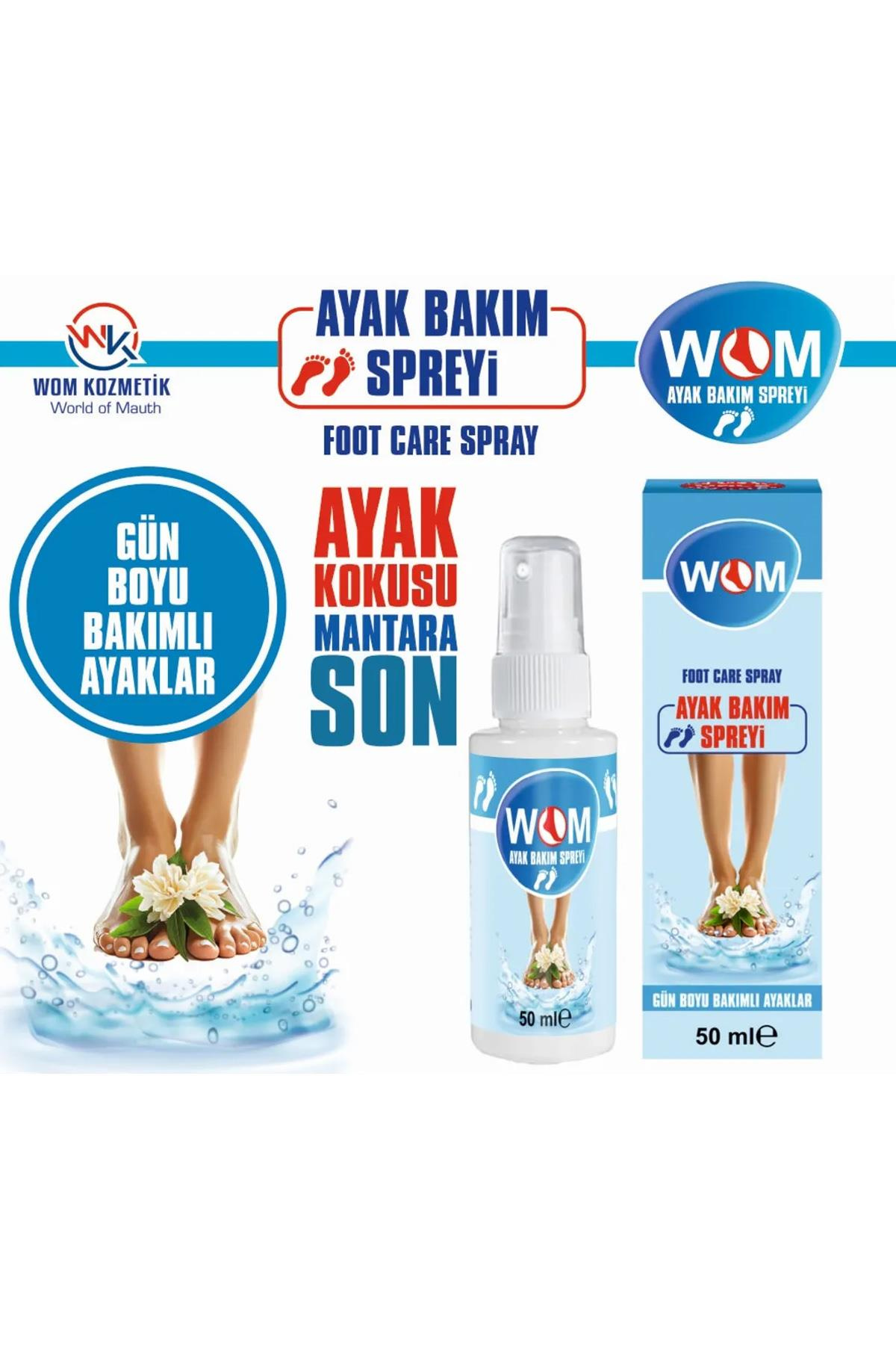 WomWom Ayak Bakım Spreyi 50 mlWom Ayak Bakım Spreyi 50 ml Fiyatı ve Özellikleri | Mutlufiyatlar