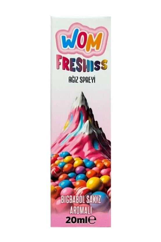 WomWom Freshiss Ağız Spreyi Big Babol Sakız Aromalı 20 mlWom Freshiss Ağız Spreyi Big Babol Sakız 20 ml Fiyatı ve Özellikleri | Mutlufiyatlar