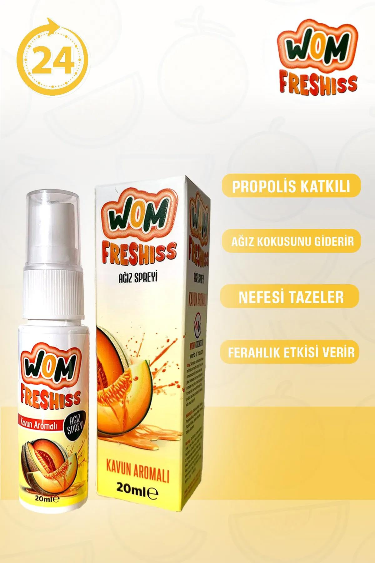 WomWom Freshiss Ağız Spreyi Kavun 20 mlWom Freshiss Ağız Spreyi Kavun 20 ml Fiyatı ve Özellikleri | Mutlufiyatlar