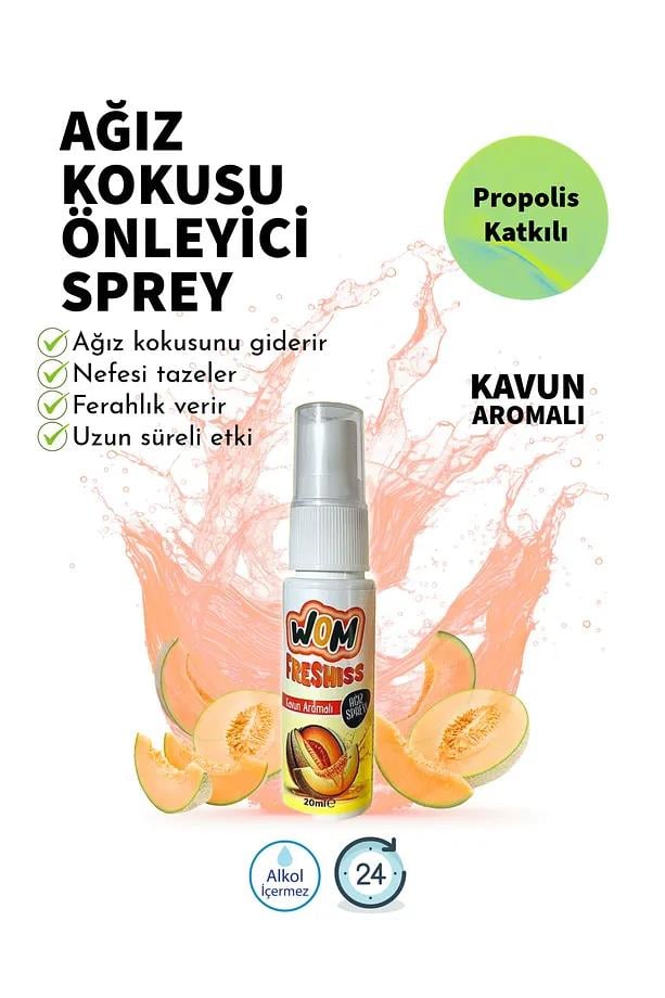 WomWom Freshiss Ağız Spreyi Kavun 20 mlWom Freshiss Ağız Spreyi Kavun 20 ml Fiyatı ve Özellikleri | Mutlufiyatlar