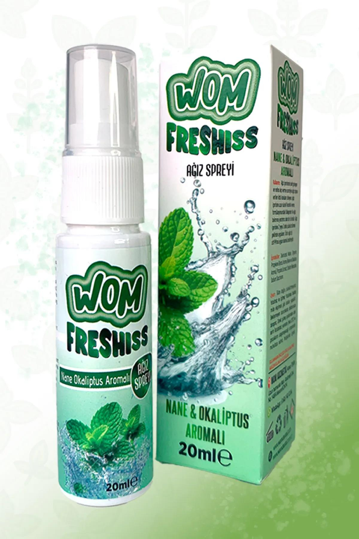 WomWom Freshiss Ağız Spreyi Nane Okaliptus 20 mlWom Freshiss Ağız Spreyi Nane Okaliptus 20 ml Fiyatı ve Özellikleri | Mutlufiyatlar