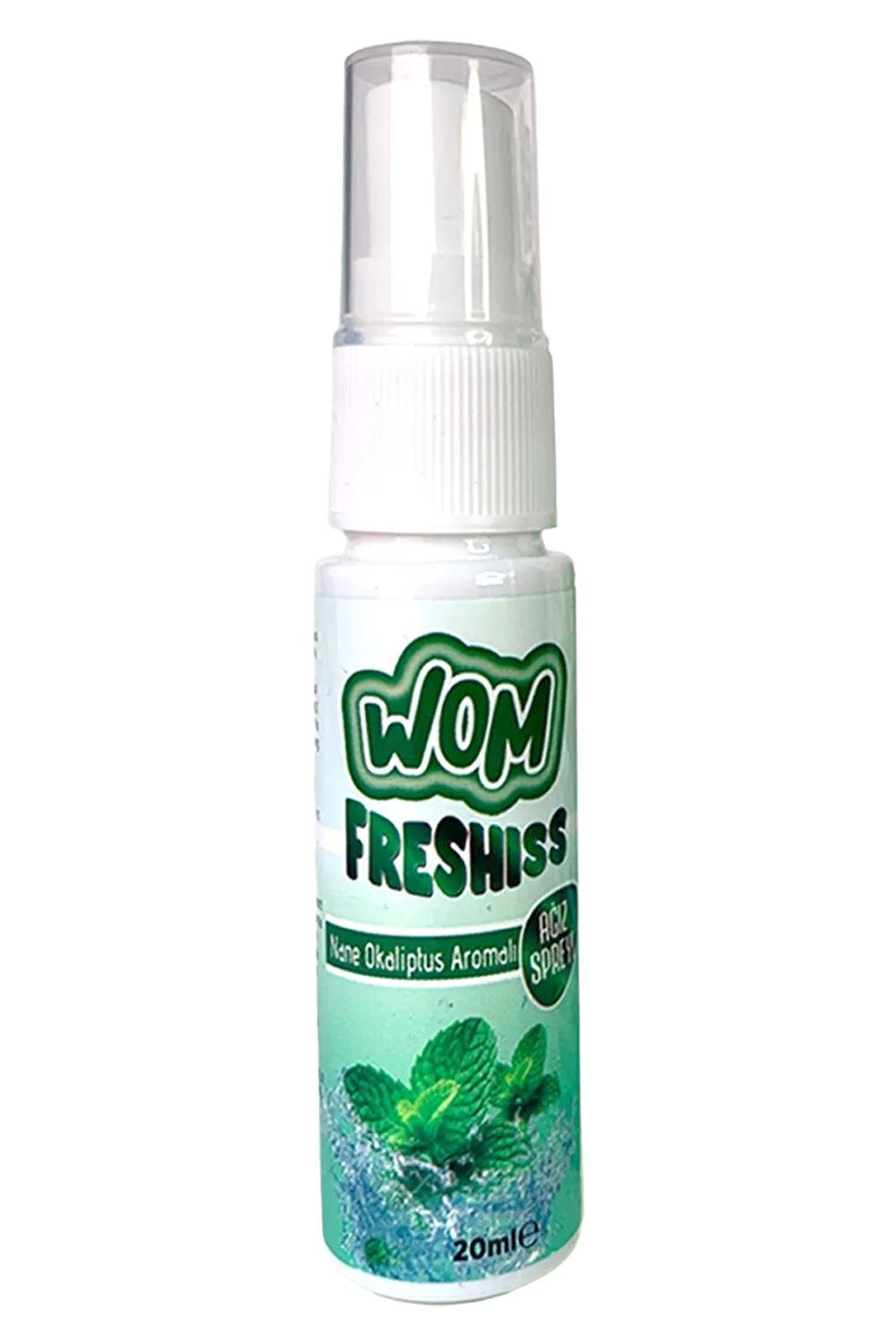 WomWom Freshiss Ağız Spreyi Nane Okaliptus 20 mlWom Freshiss Ağız Spreyi Nane Okaliptus 20 ml Fiyatı ve Özellikleri | Mutlufiyatlar