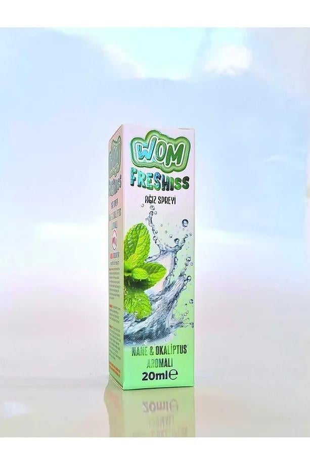 WomWom Freshiss Ağız Spreyi Nane Okaliptus 20 mlWom Freshiss Ağız Spreyi Nane Okaliptus 20 ml Fiyatı ve Özellikleri | Mutlufiyatlar