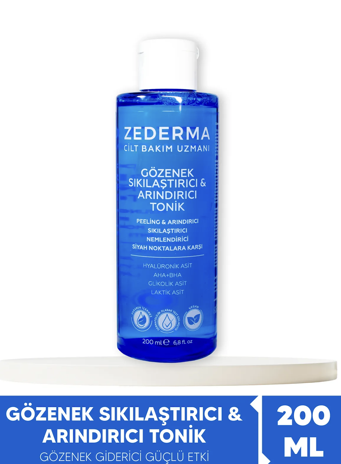 ZedermaZederma Gözenek Sıkılaştırıcı Ve Arındırıcı Tonik 200 mlZederma Gözenek Sıkılaştırıcı Ve Arındırıcı Tonik 200 ml Fiyatı ve Özellikleri