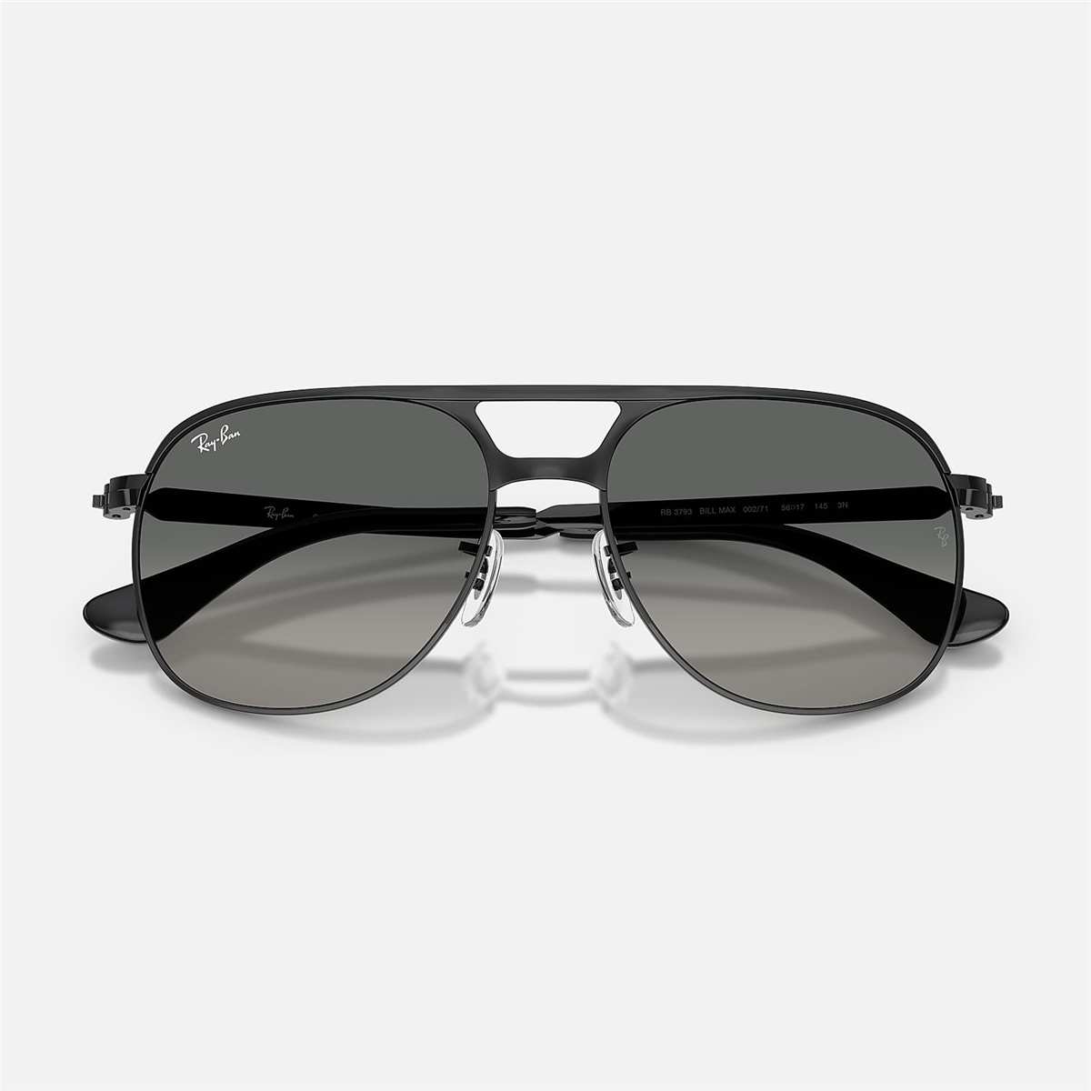 Ray-Ban Bill Max RB 3793 002/71 59 - Siyah Unisex Güneş Gözlüğü