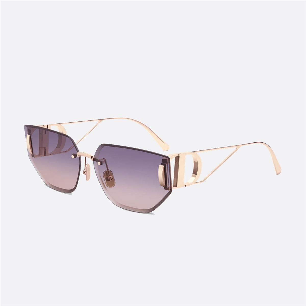 30MONTAIGNE B3U D0G2 Geometrik Rose Gold Kadın Güneş Gözlüğü | Brandeyes