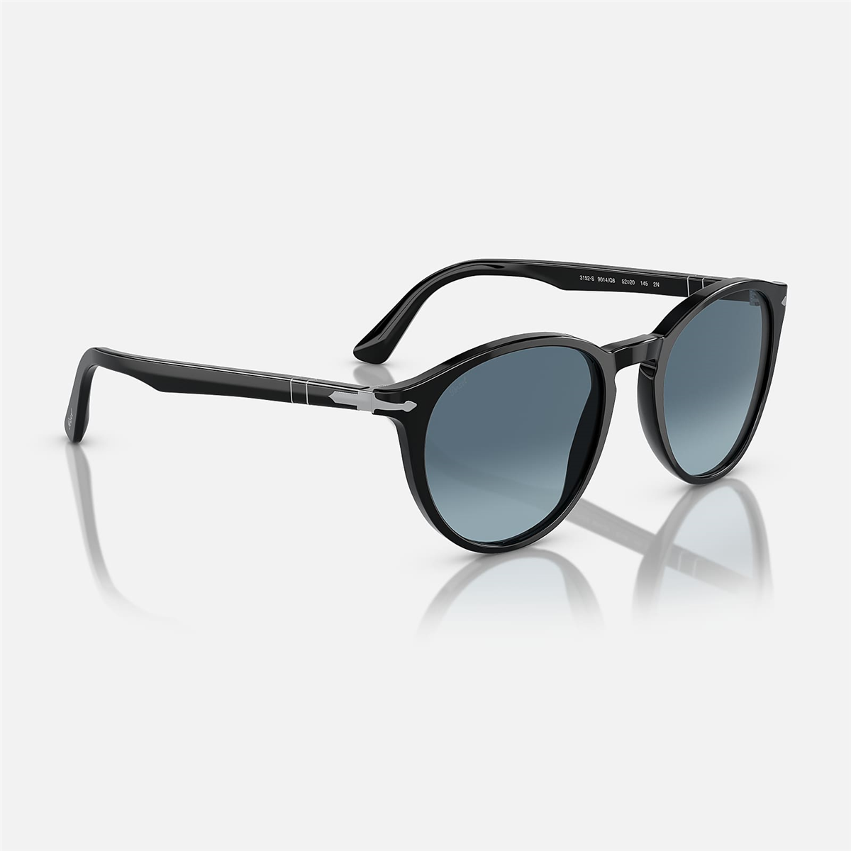 Persol Galleria PO 3152S 9014Q8 52 - Siyah Erkek Güneş Gözlüğü
