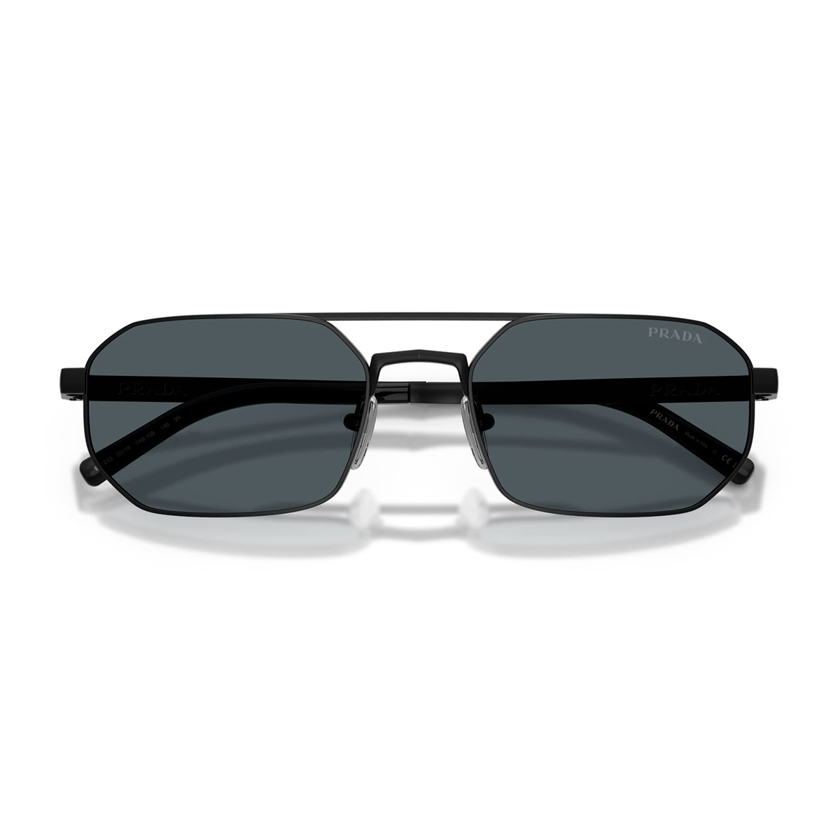 Prada PR D53S 7AB70B 55 - Siyah Unisex Güneş Gözlüğü