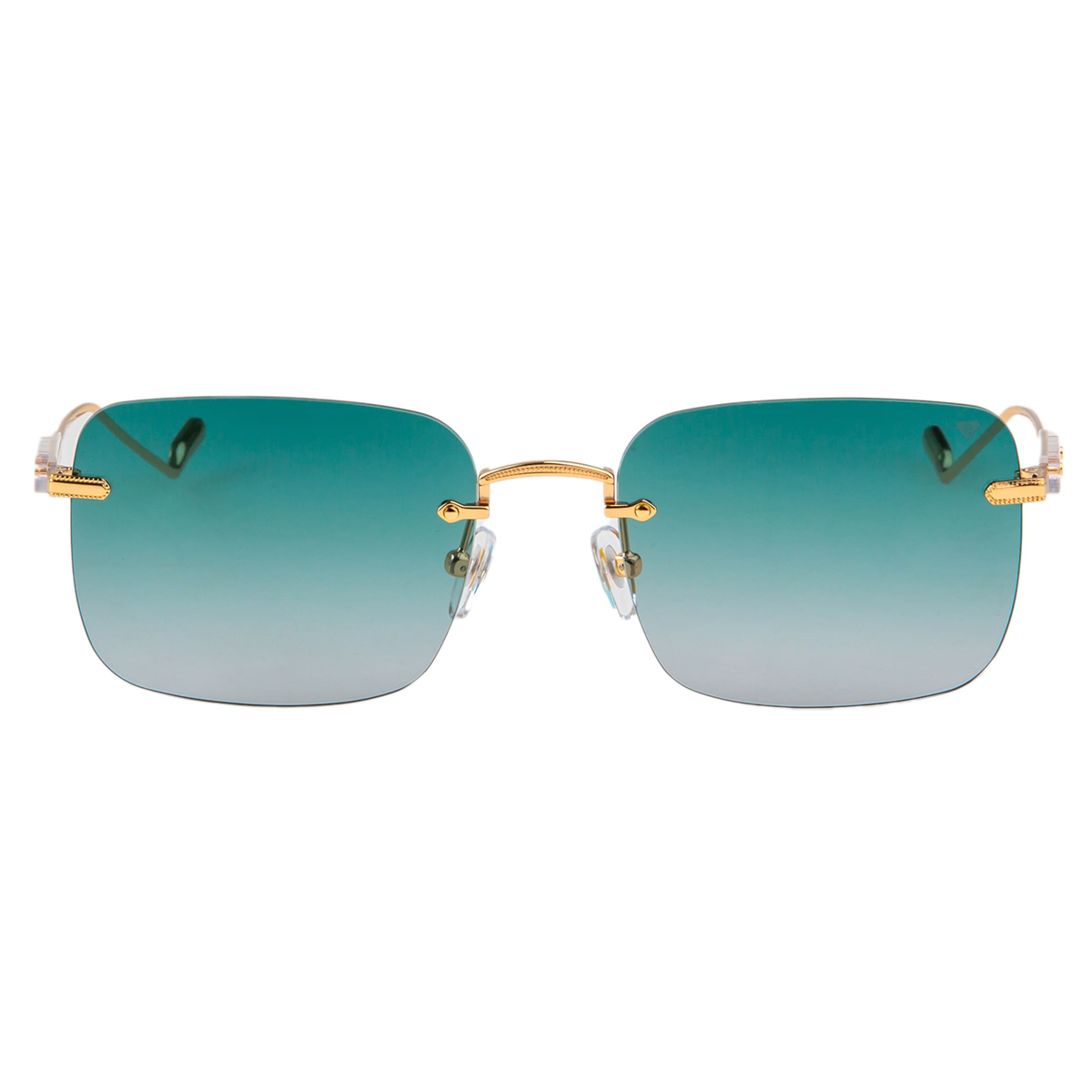 Blancia Milano BC 1247 C3 Gold Dikdörtgen Unisex Güneş Gözlüğü | Brandeyes