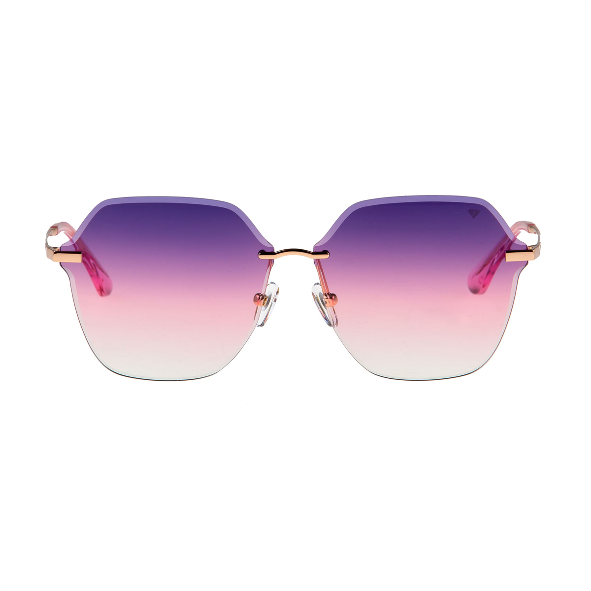 Blancia Milano BC 1248 C3 Rose gold Geometrik Kadın Güneş Gözlüğü | Brandeyes