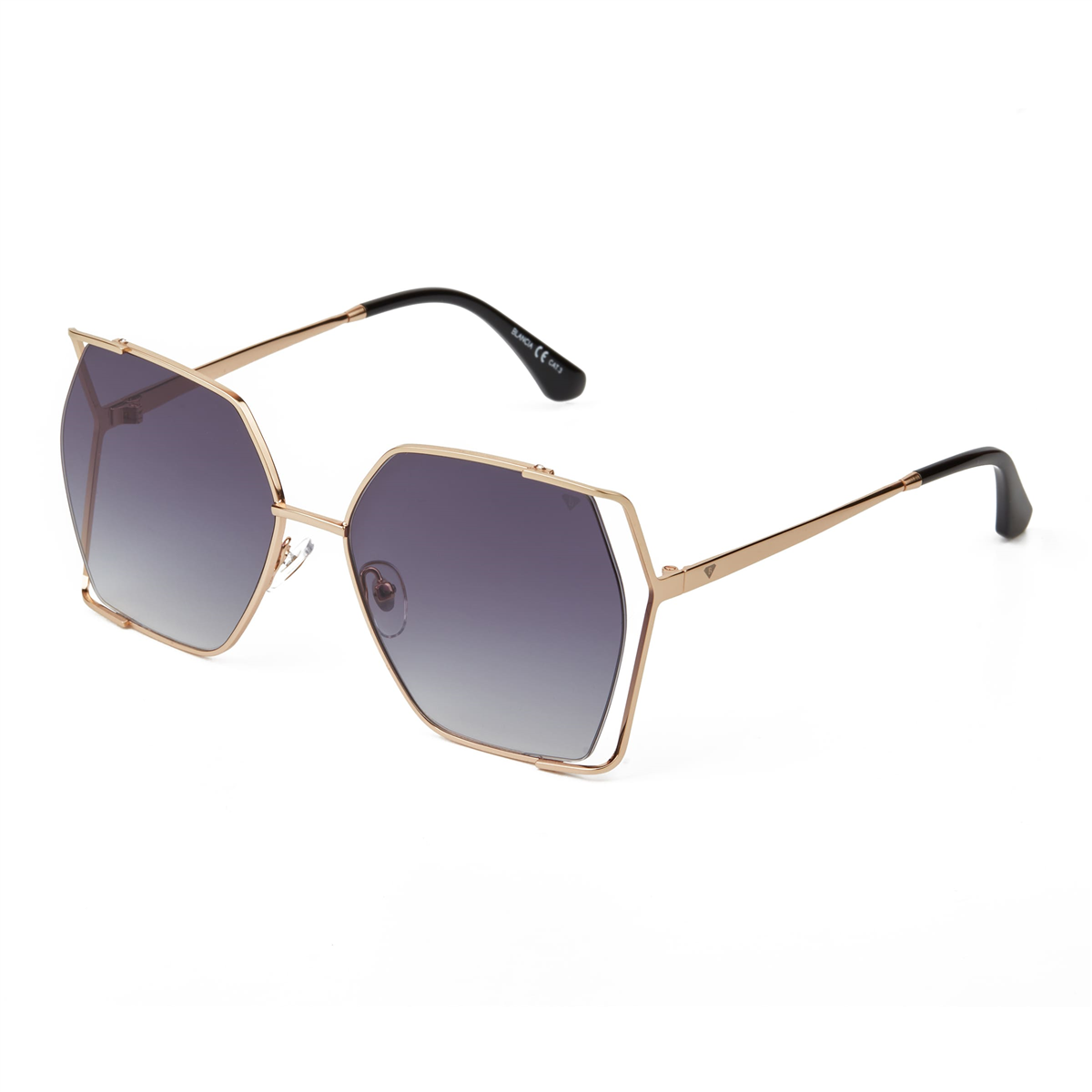 Blancia Milano BC 1270 C1 Gold Geometrik Kadın Güneş Gözlüğü | Brandeyes