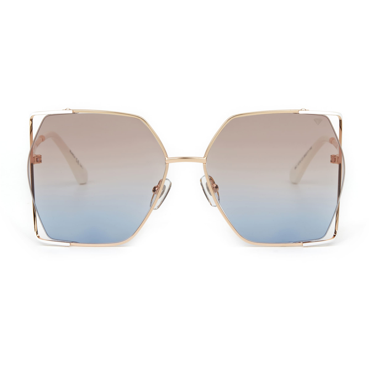 Blancia Milano BC 1270 C3 Gold Geometrik Kadın Güneş Gözlüğü | Brandeyes