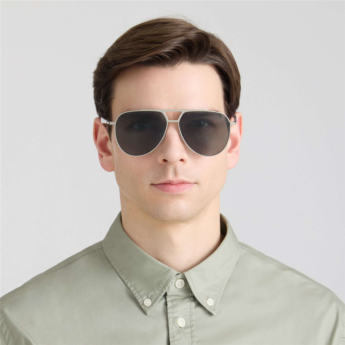Blancia Milano BC 1327 C3 Silver Pilot Erkek Güneş Gözlüğü | Brandeyes