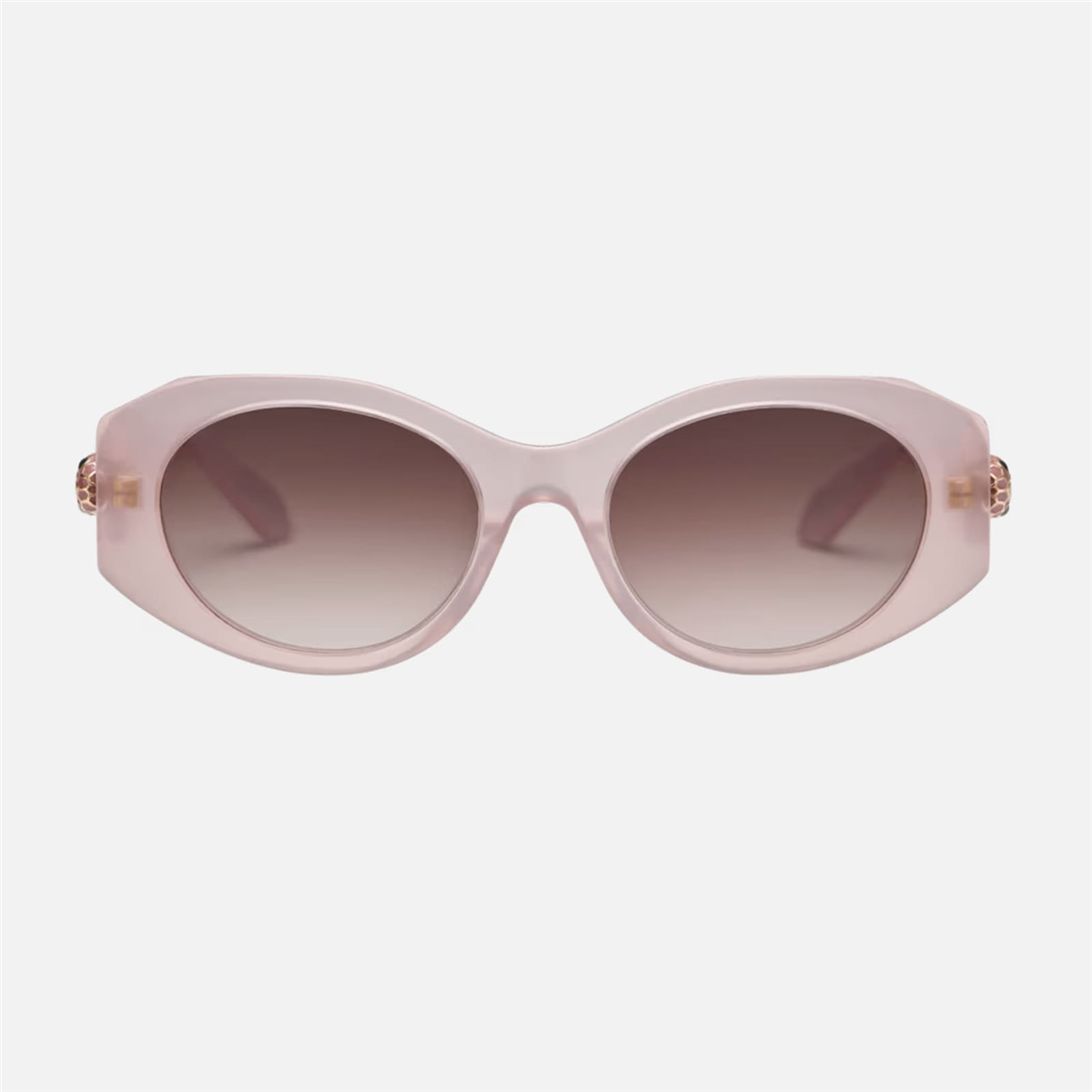 Bvlgari Serpenti Forever BV 40007I 72F Pudra Oval Kadın Güneş Gözlüğü | Brandeyes