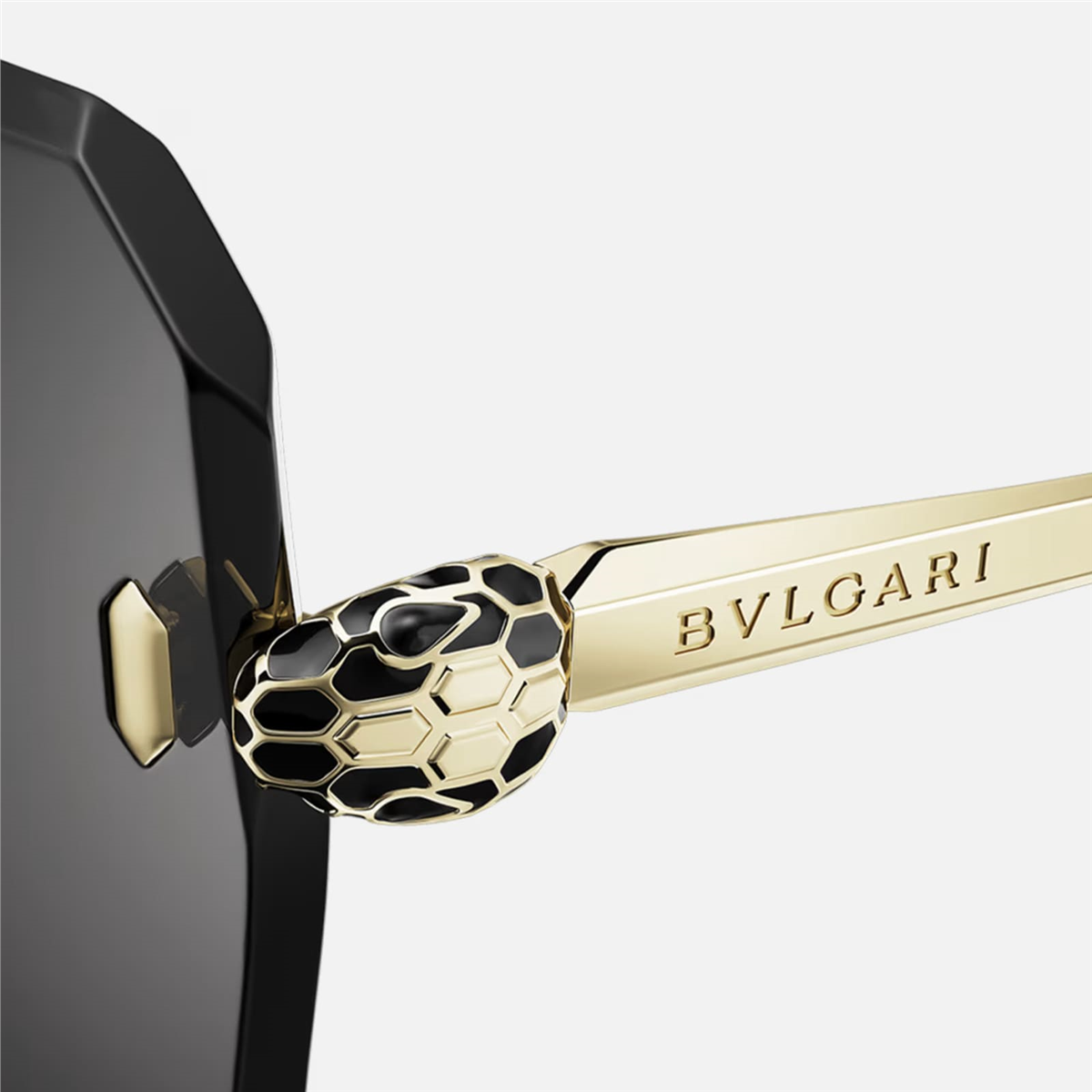 Bvlgari Serpenti Forever BV 40066U 33A Gold Geometrik Kadın Güneş Gözlüğü | Brandeyes