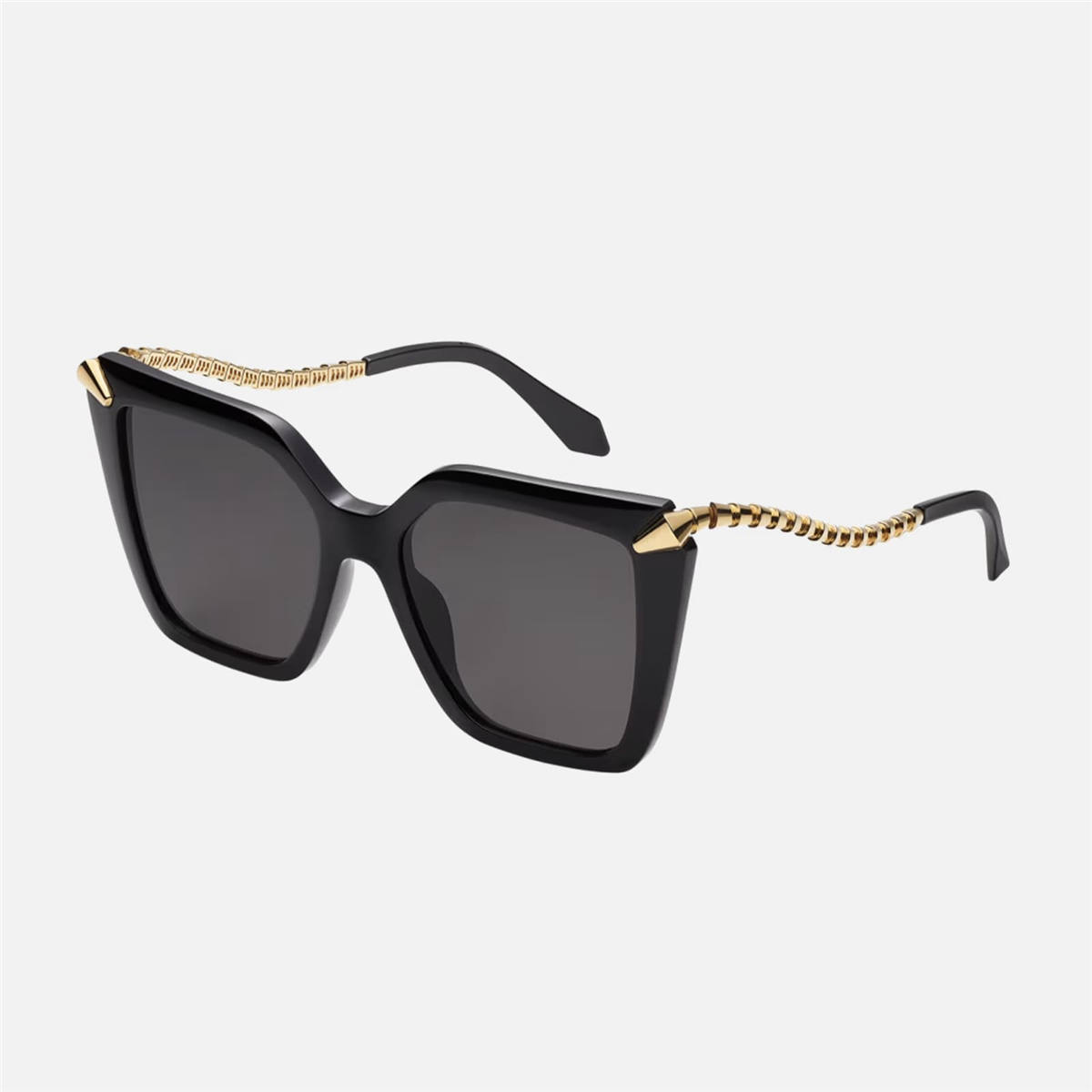 Bvlgari Serpenti Viper BV 40002I 01A Siyah Kelebek Kadın Güneş Gözlüğü | Brandeyes