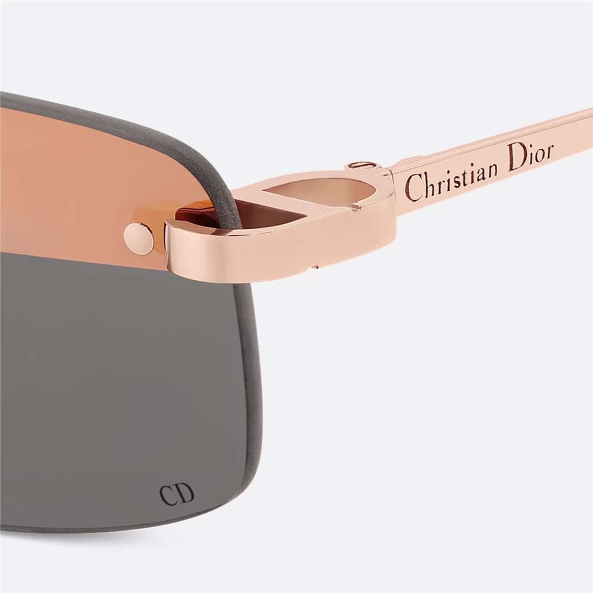 CDIOR S4U E0A7 Dikdörtgen Rose Gold Kadın Güneş Gözlüğü | Brandeyes