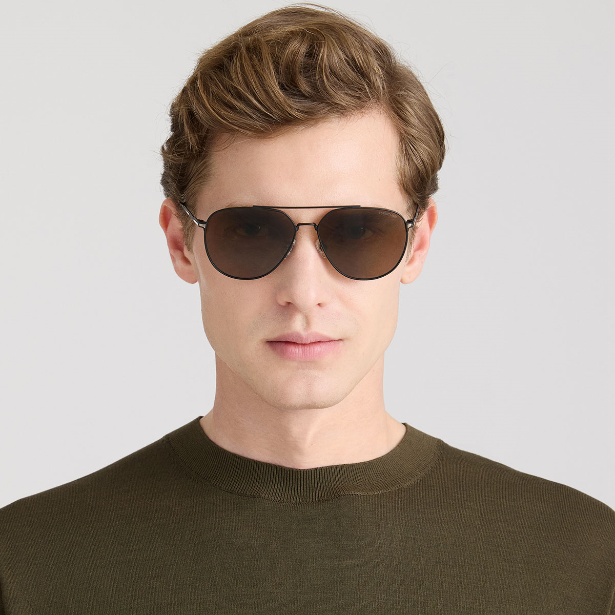 Cerruti 1881 CR 80031 C3 Siyah Pilot Erkek Güneş Gözlüğü | Brandeyes