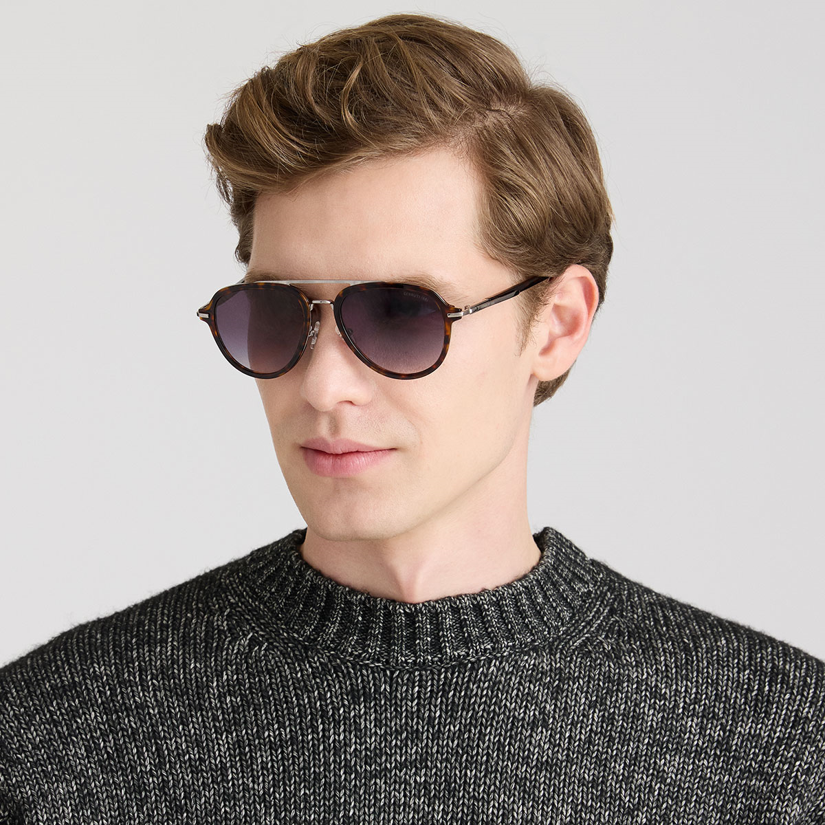 Cerruti 1881 CR 80034 C3 Havana Pilot Erkek Güneş Gözlüğü | Brandeyes
