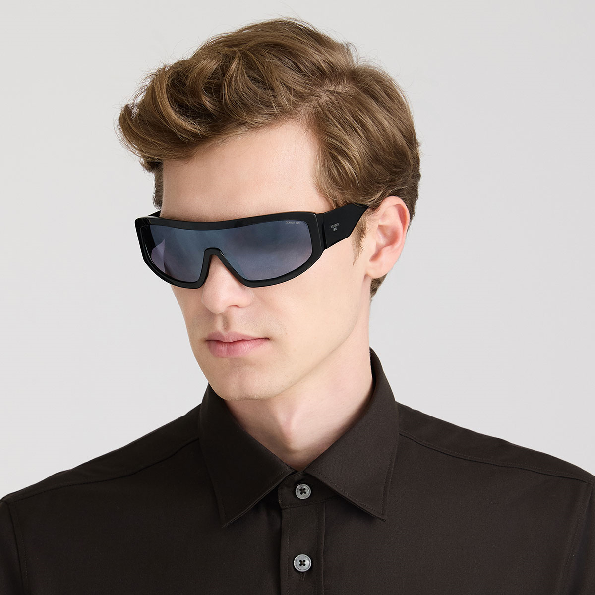 Cerruti 1881 CR 80056 C1 Siyah Maske Unisex Güneş Gözlüğü | Brandeyes