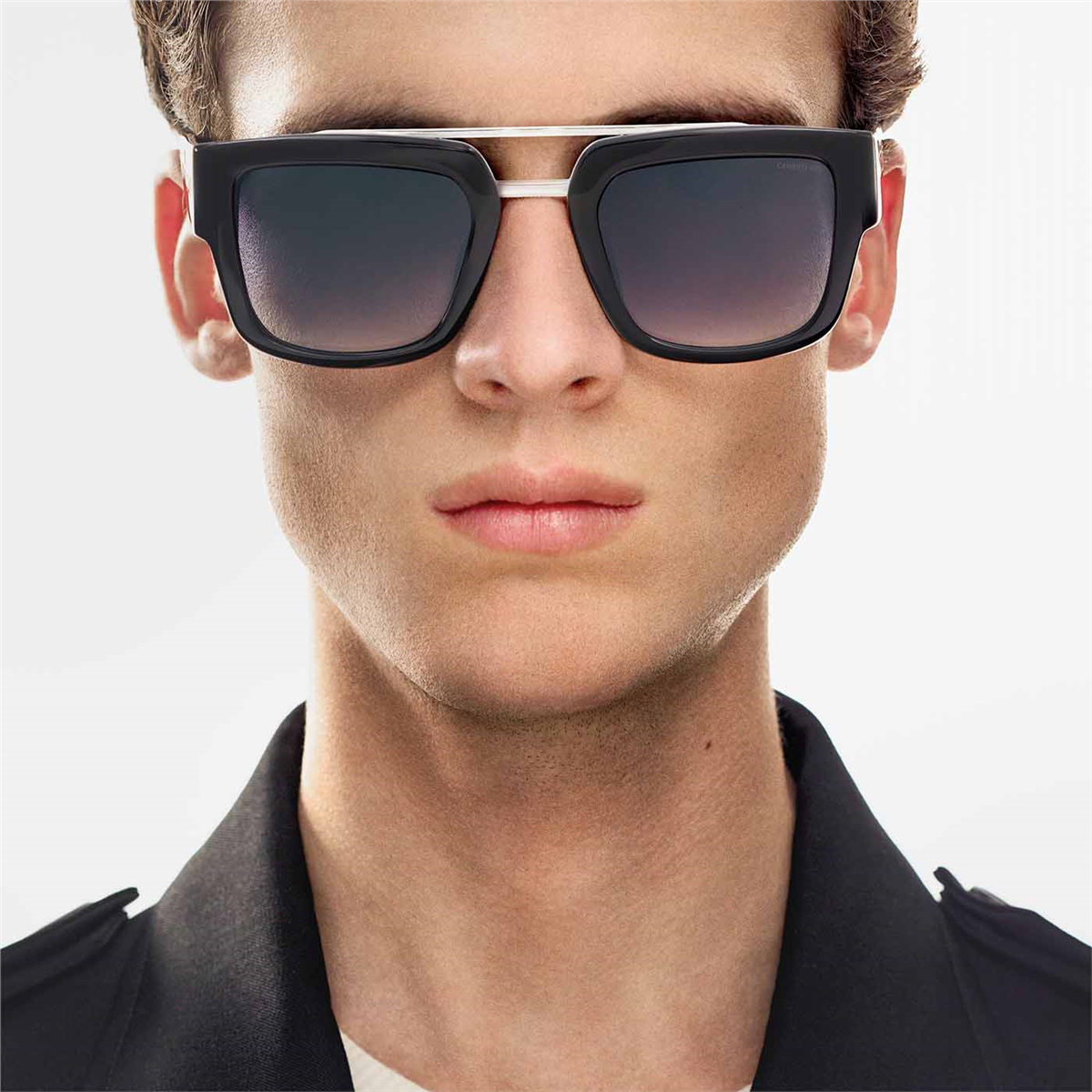Cerruti 1881 CR 80057 C1 Siyah Dikdörtgen Erkek Güneş Gözlüğü | Brandeyes