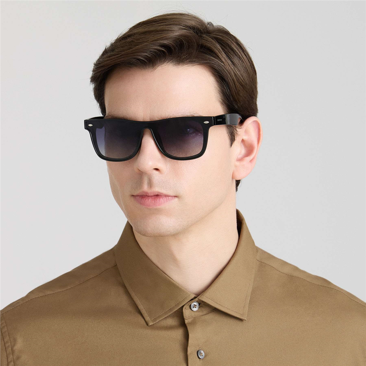 Despada DS 2380 C2 Siyah Kare Unisex Güneş Gözlüğü | Brandeyes