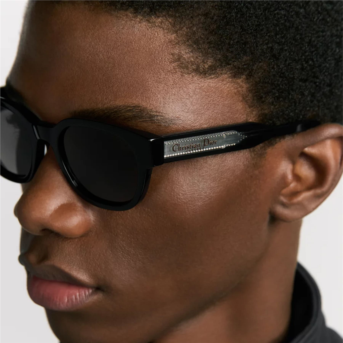 Dior C Dior Label R1I 10A0 Kare Siyah Erkek Güneş Gözlüğü