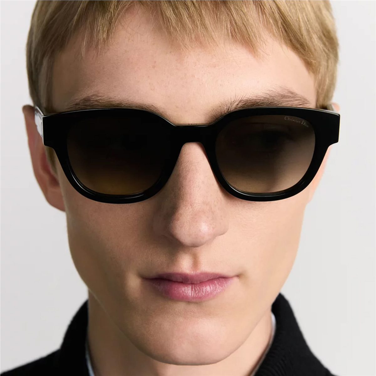 Dior C Dior Label R1I 10A2 Kare Siyah Erkek Güneş Gözlüğü